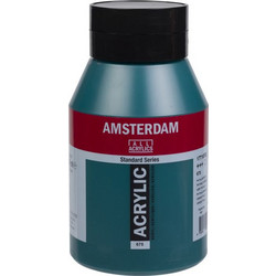 Royal Talens Amsterdam 675 Phthalo Green Ακρυλικό Χρώμα Ζωγραφικής 1lt