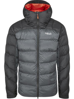 Rab Ανδρικό Μπουφάν Χειμωνιάτικο Puffer Μαύρο QDN-95-BGP