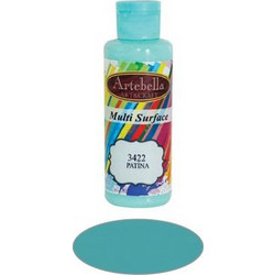 Artebella Multi Surface 3422 Patina Blue Ακρυλικό Χρώμα Ζωγραφικής 130ml