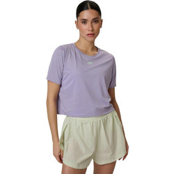 4F Γυναικείο Αθλητικό Crop Top Λιλά 4FWSS26TFTSF1806-51S