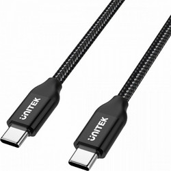 Unitek C14059BK Braided USB-C to USB-C 100W 2m Black