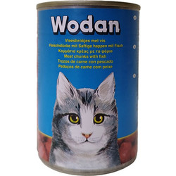 Wodan Adult Meat Chunks with Fish 24x400gr