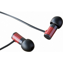 Final E1000c Ακουστικά Ψείρες In-Ear Μαύρα Κόκκινα