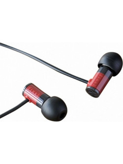 Final E1000c Ακουστικά Ψείρες In-Ear Μαύρα Κόκκινα