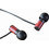 Final E1000c Ακουστικά Ψείρες In-Ear Μαύρα Κόκκινα