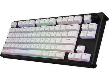 Hator Skyfall 80 MAG Ασύρματο Μηχανικό Gaming Πληκτρολόγιο TenKeyLess με Magnetic Διακόπτες RGB Black White