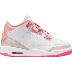 Jordan Air Jordan Retro 3 Παιδικά Sneakers Μποτάκια Λευκά Ροζ Φούξια II0599-600