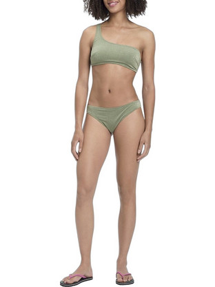 Firefly Bikini Set με Έναν Ώμο Χακί 434862-842