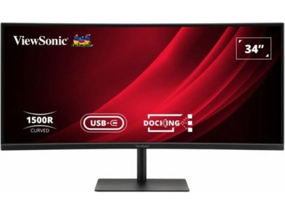 ViewSonic VG3419C-2 Ultrawide VA HDR Curved Gaming Monitor 34" 3440x1440 QHD 120Hz 3.5ms