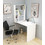 Stewe Home Γραφείο Ξύλινο με Βιβλιοθήκη 154x59x16cm STE-000192-V256