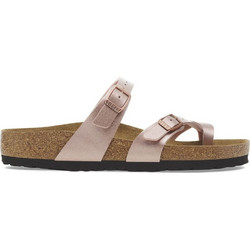 Birkenstock Mayari Δερμάτινα Γυναικεία Σανδάλια Ανατομικά Ροζ Χρυσά 1029813