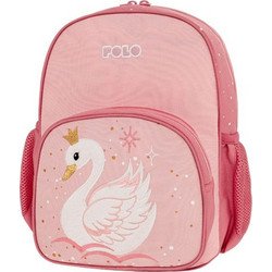 Polo Junior Fizz Swan Σχολική Τσάντα Πλάτης Νηπιαγωγείου Ροζ 911001-8449