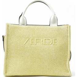 Verde Γυναικεία Τσάντα Χειρός Πλεκτή Lime 16-0007344