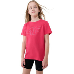 4F Παιδικό T-Shirt Κοντομάνικο Φούξια 4FJWSS26TTSHF3004-53S