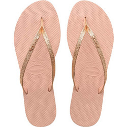 Havaianas Γυναικείες Σαγιονάρες Αντιολισθητικές Nude 4144391-0076