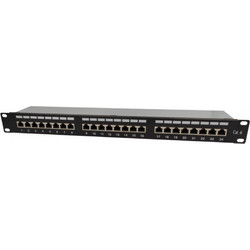 NG Ethernet Patch Panel Rack 1U 24 Θυρών Cat.6 Shielded FTP