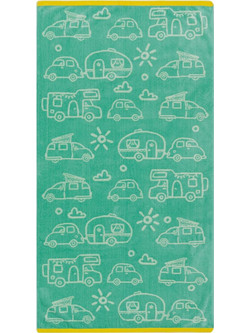 Kentia Baudin Παιδική Πετσέτα Θαλάσσης Πράσινη 70x140cm 81280