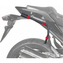 Shad Πλαϊνές Βάσεις Αποσκευών Μηχανής για Kawasaki Versys 650 '15-'16