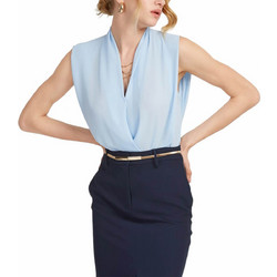 Lynne Γυναικείο Καλοκαιρινό Κρουαζέ Top Γαλάζιο 153-510001