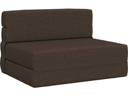 vidaXL Διθέσιος Καναπές Κρεβάτι Καφέ 70x80x60cm 900089
