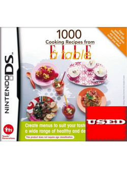 1000 Cooking Recipes From Elle a Table Used DS