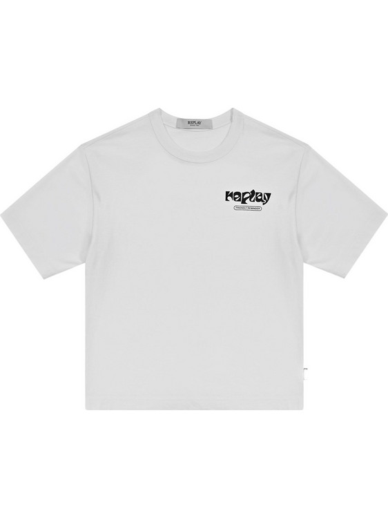 Replay Παιδικό T-Shirt Κοντομάνικο Λευκό SB7354-052-2660-001