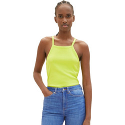 Tom Tailor Γυναικείο Καλοκαιρινό Top Ριπ Lime 1035368-24702