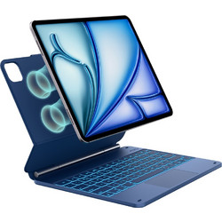 Typecase Edge Flip Cover with Keyboard Pacfic Blue (iPad Air 13" 2024 / 2025 / 2026)