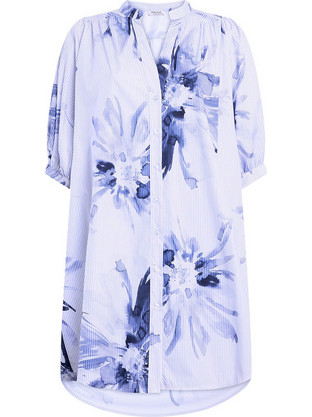 Celestino Mini Καλοκαιρινό Καθημερινό Φόρεμα Floral Γαλάζιο SQ8011.8337