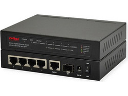 Roline 21.14.3524 Unmanaged L2 Switch με 5 Θύρες Ethernet 1000Mbps και 1 SFP θύρα