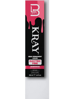 L3VEL3 Kray Electric Pink Ημιμόνιμη Βαφή Μαλλιών 100ml