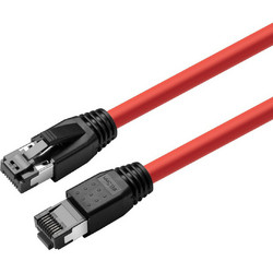 Microconnect S/FTP Cat.8.1 Καλώδιο Δικτύου Ethernet 10m Red MC-SFTP8010R