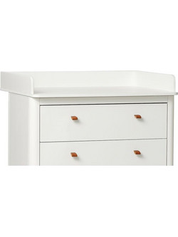 Leander Classic Βάση Αλλαξιέρας Μωρού Ξύλινη 94x72cm Λευκή