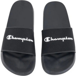 Champion DTN21 Ανδρικές Παντόφλες Καλοκαιρινές Αντιολισθητικές Κολυμβητηρίου Μαύρες S22490-KK001