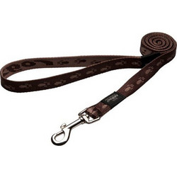 Rogz Armed Response Λουρί Σκύλου 1.4m x 15mm Καφέ