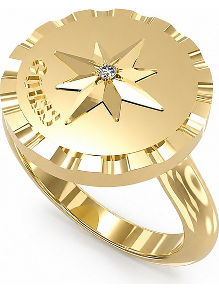 Guess Γυναικείο Δαχτυλίδι από Ατσάλι Xρυσό UBR0220JWYG