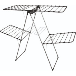 Stewe Home STE-037000-P37000 Πτυσσόμενη Απλώστρα Ρούχων Δαπέδου με Μήκος Απλώματος 25m