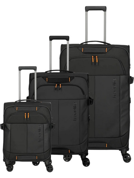 Travelite Briize 091040-01 Σετ Βαλίτσες 3τμχ Μαύρες