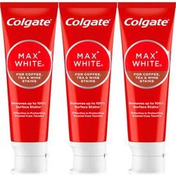 Colgate Max White One Coffee, Tea & Wine Οδοντόκρεμα για Λεύκανση 3x75ml