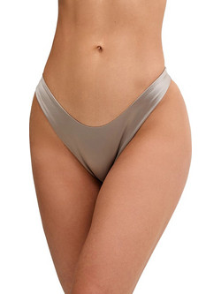 Calvin Klein Bikini Brazil Ασημί LV00Q61116
