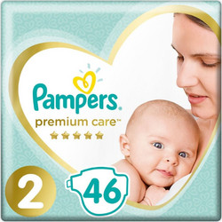 Pampers Premium Care Πάνες No2 3-6kg 46τμχ