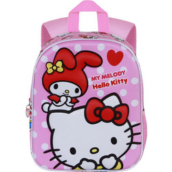 Karactermania Hello Kitty Lovely Σχολική Τσάντα Πλάτης Νηπιαγωγείου Ροζ 09232