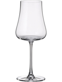 Crystal Bohemia Σετ Ποτήρια Κρασιού Κρύσταλλο Κολωνάτα Iduna 500ml 6τμχ 0803636