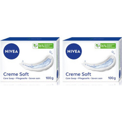 Nivea Creme Soft Σαπούνι 2x100gr