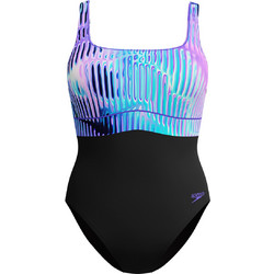 Speedo Shaping ContourEclipse Αθλητικό Ολόσωμο Μαγιό Μαύρο Πολύχρωμο 8-00306815333-SSF2