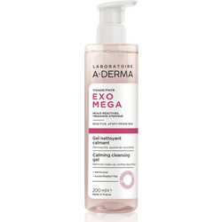 A-Derma Exomega Calming Gel Ντεμακιγιάζ 200ml