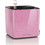 Lechuza Cube Glossy Αυτοποτιζόμενη Γλάστρα Τετράγωνη Πλαστική Ροζ 14x14x14cm 13513