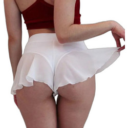 Kinksters Sexy Φούστα See Through Λευκή 6928048023574