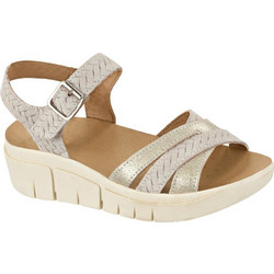 Naturelle Γυναικεία Σανδάλια Suede Ανατομικά Μπεζ 11003