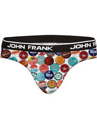 John Frank Beer Cap Ανδρικό Σλιπ Βαμβακερό Πολύχρωμο JFBRIEF64